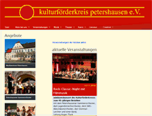 Tablet Screenshot of kfk-pe.de